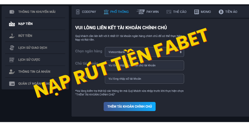 Xác minh tài khoản chính chủ Fabet và 5 lợi ích cần biết